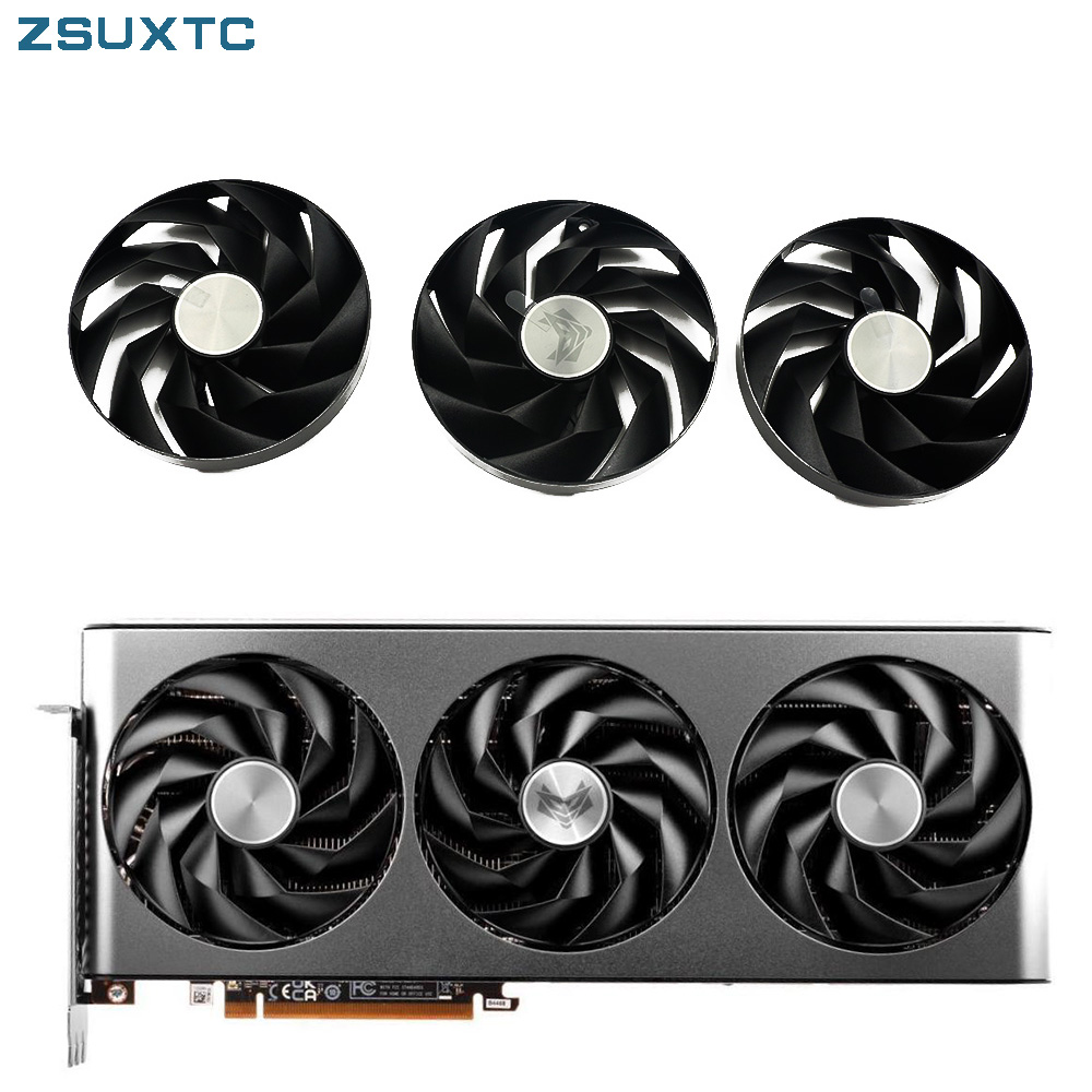 Rx 7900 Xt 20Gb - Kipas kartu Video RX7900XT 95MM, kipas